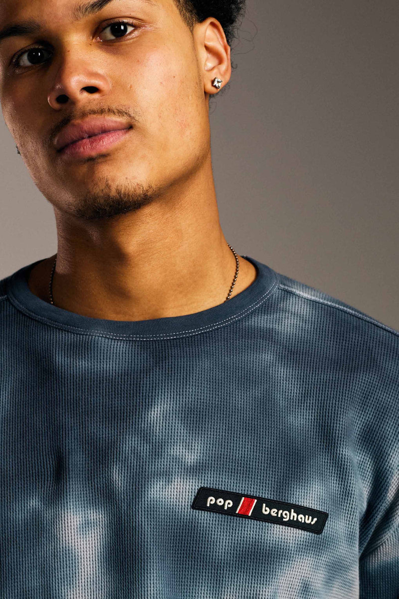 Pop & Berghaus Waffle LS T-shirt Navy
