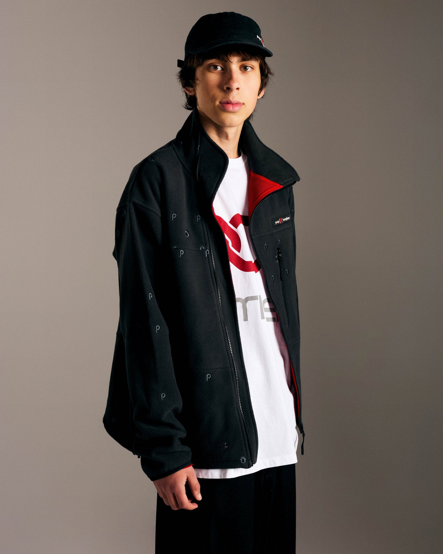 Pop & Berghaus Lhoste Fullzip Fleece Jacket Black
