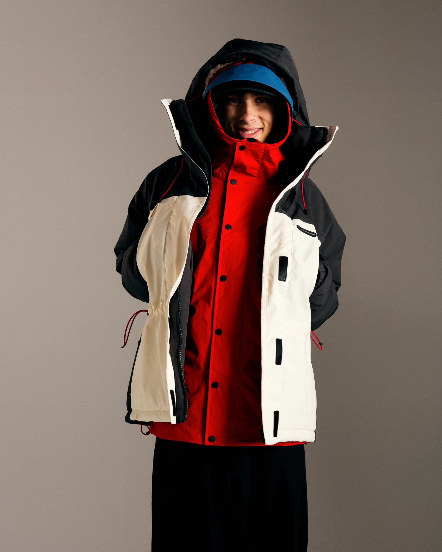 Pop Winter Jacket Off White/Charcoal