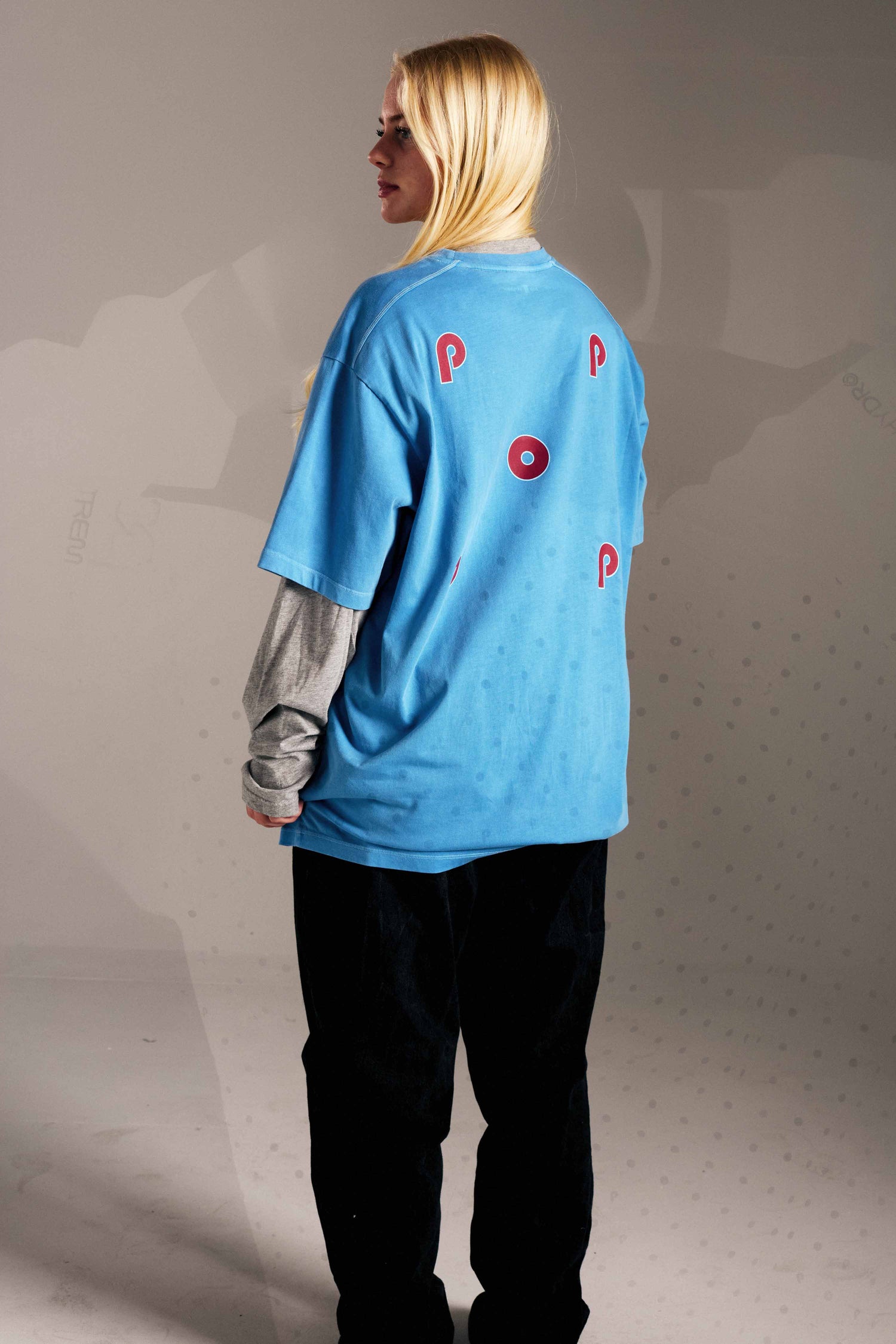 Pop & Berghaus Logo T-Shirt Washed Limoges