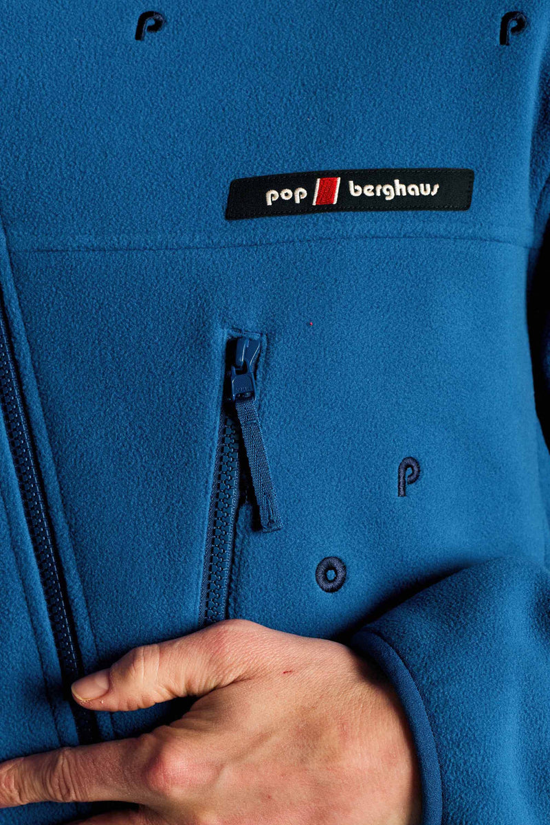 Pop & Berghaus Lhoste Fullzip Fleece Jacket Navy