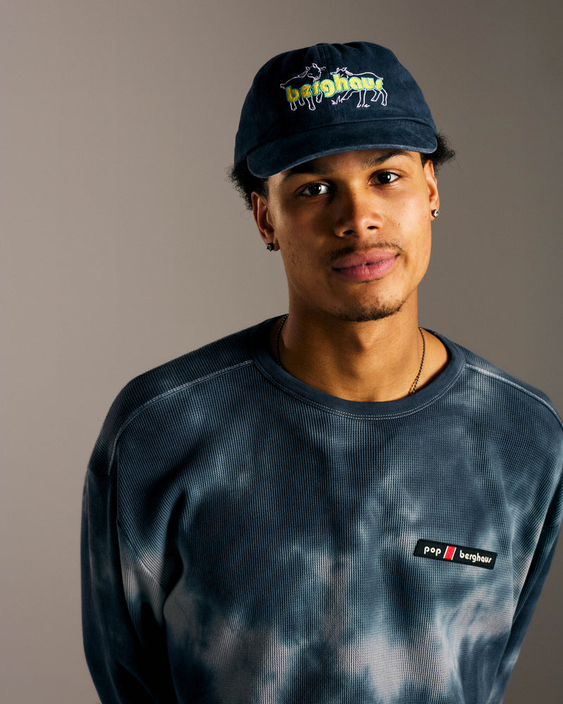 Pop & Berghaus Berggoat Sixpanel Hat Navy