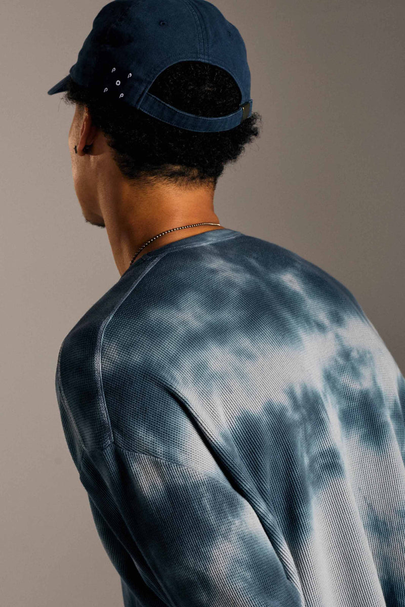 Pop & Berghaus Waffle LS T-shirt Navy