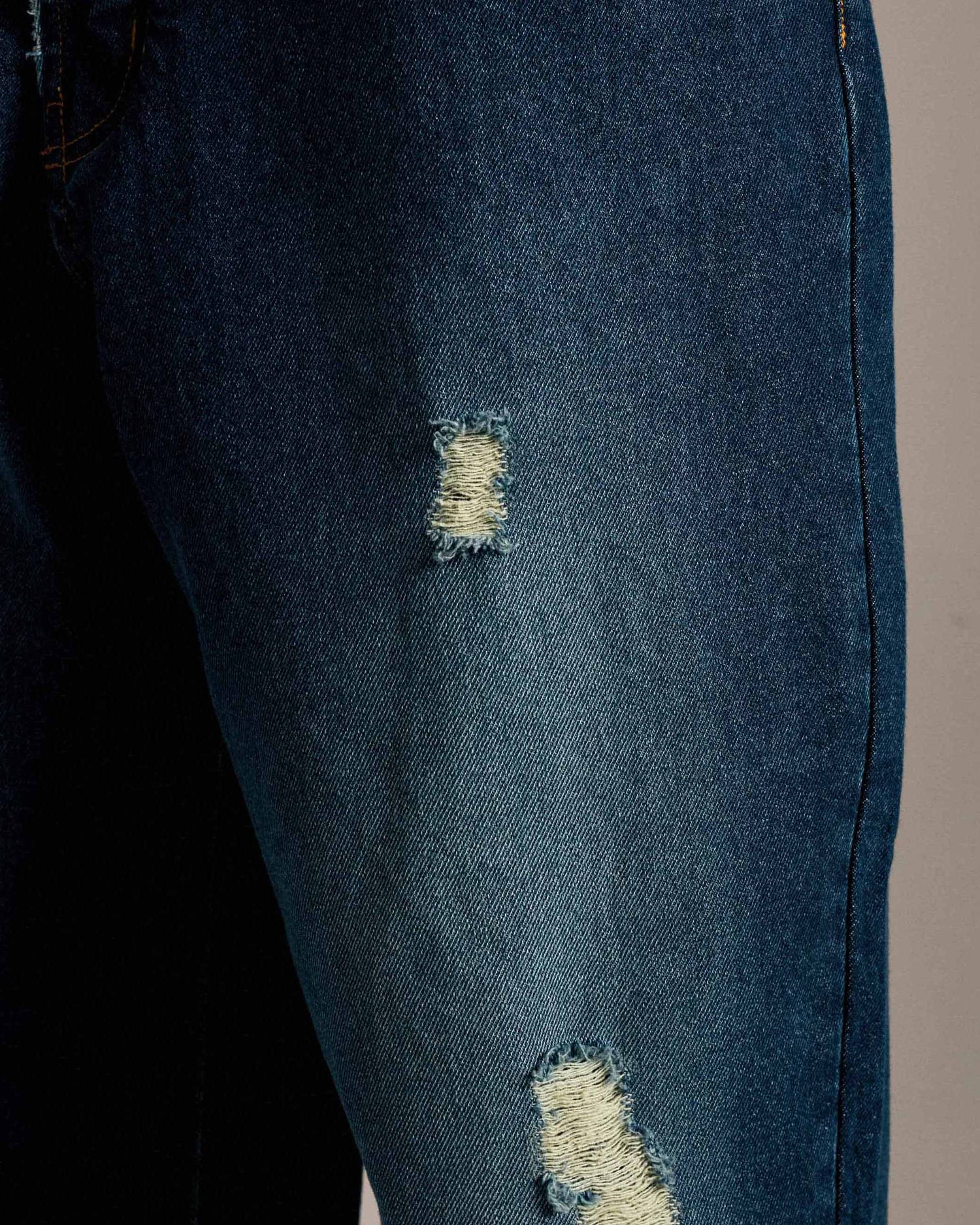 Pop DRS Denim Pants Distressed Denim