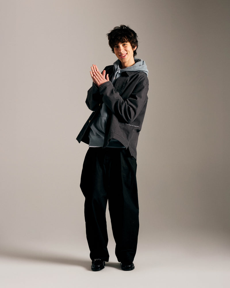 Pop Beattie Overshirt Charcoal