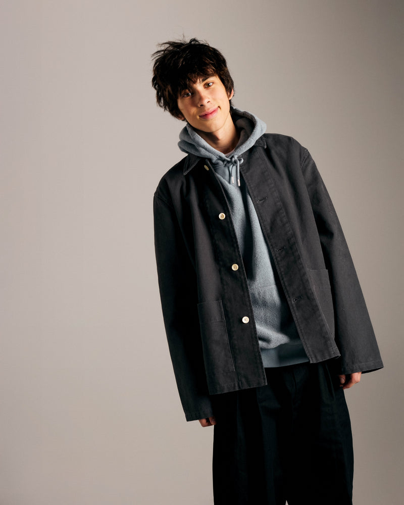 Pop Beattie Overshirt Charcoal