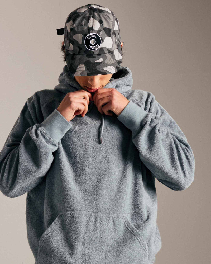 Pop Outlined Logo Hooded Terry Sweat Tradewinds