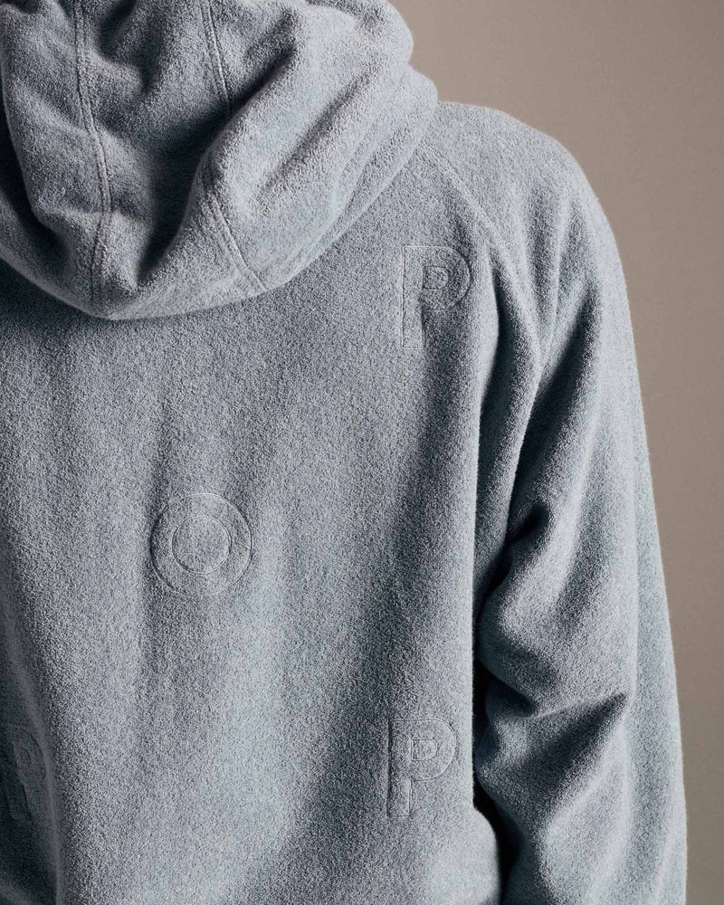 Pop Outlined Logo Hooded Terry Sweat Tradewinds