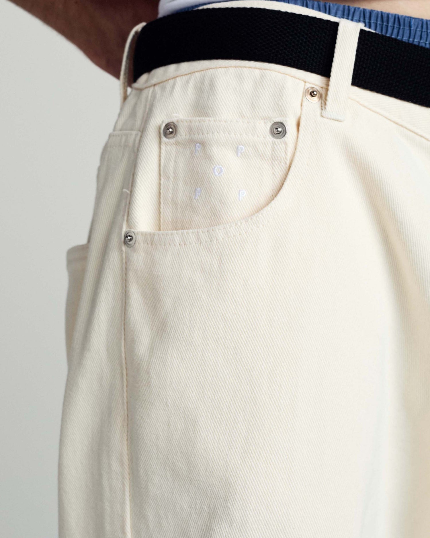 Pop Longer DRS Shorts Off White