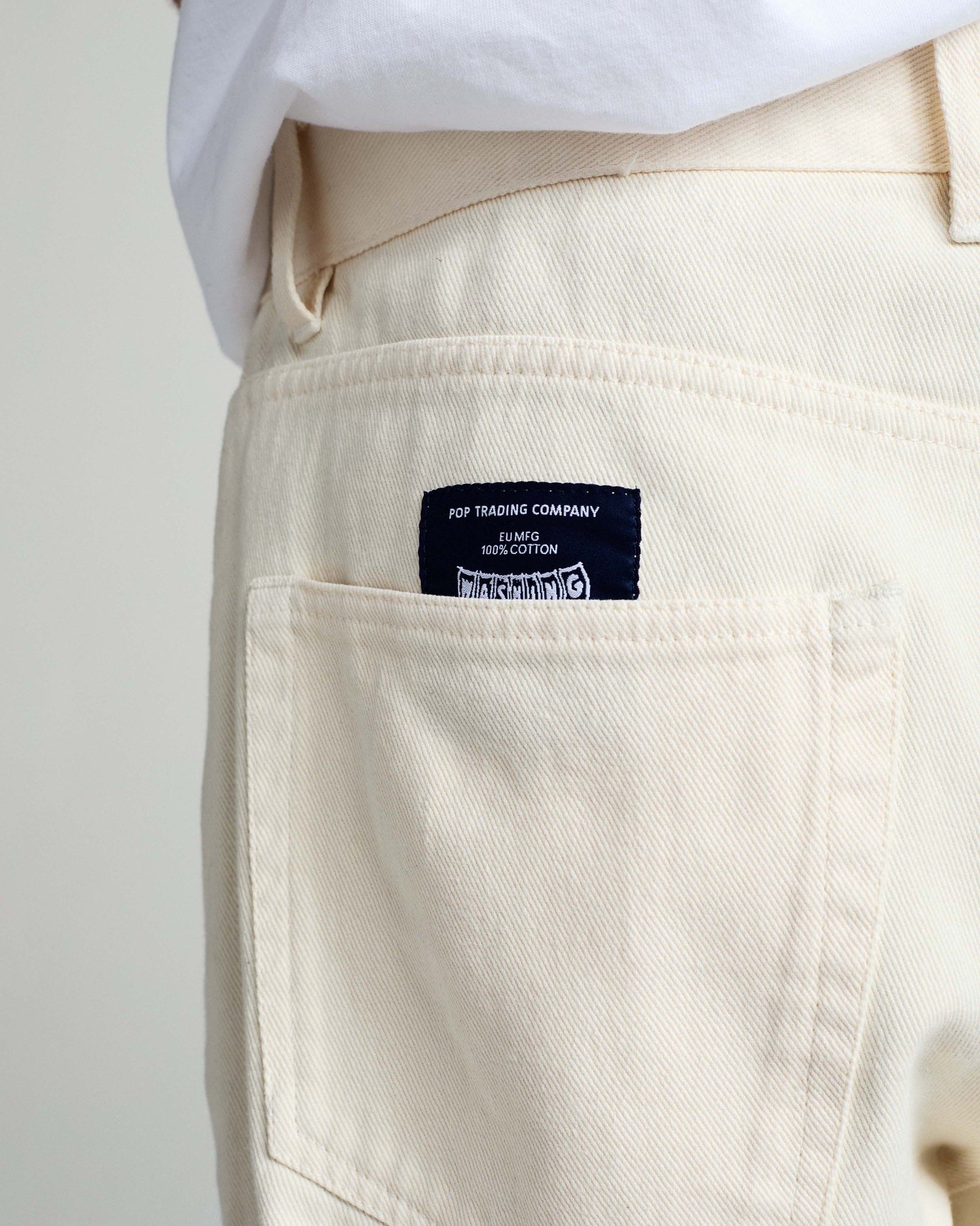 Pop Longer DRS Shorts Off White