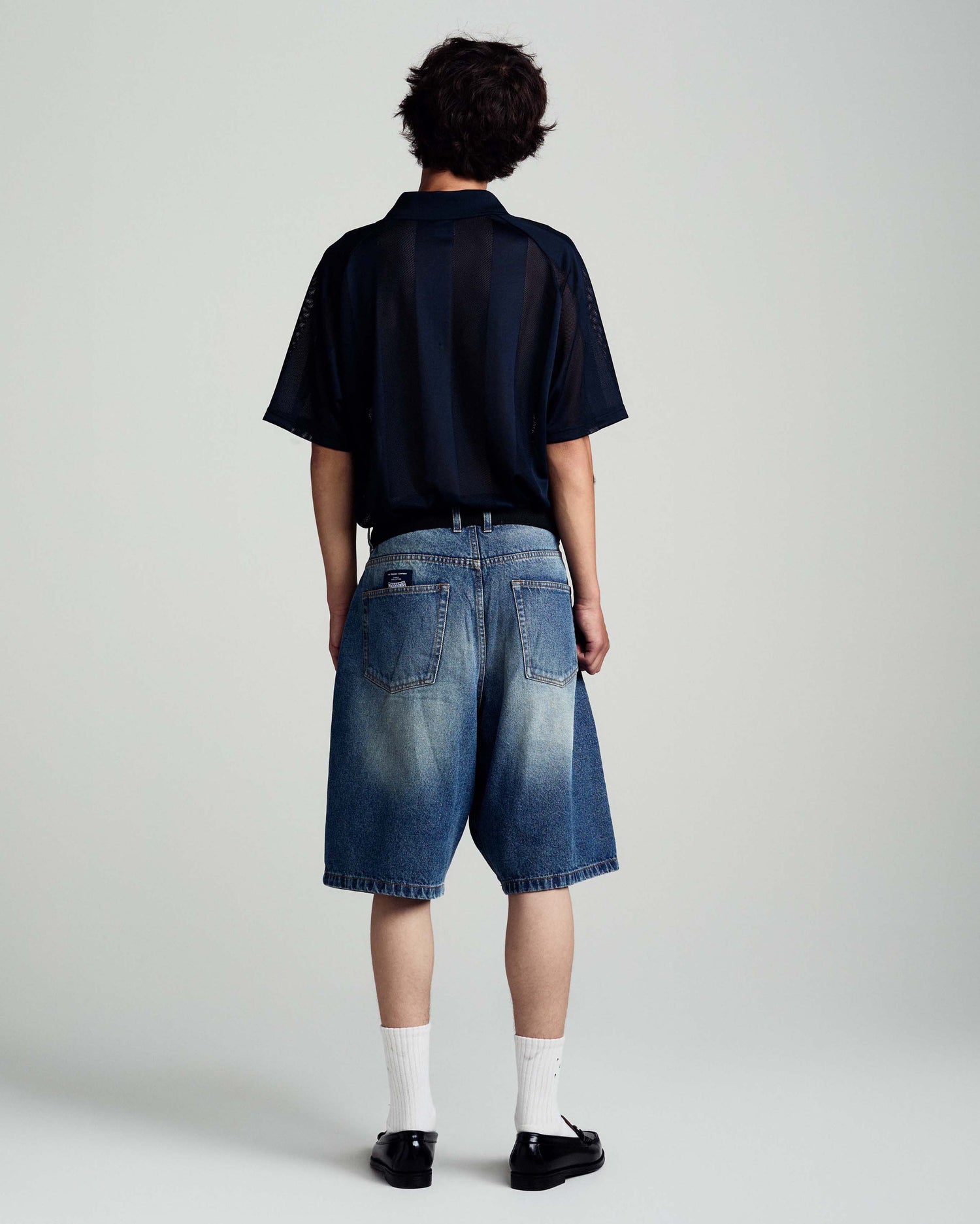 Pop Longer DRS Short Washed Denim