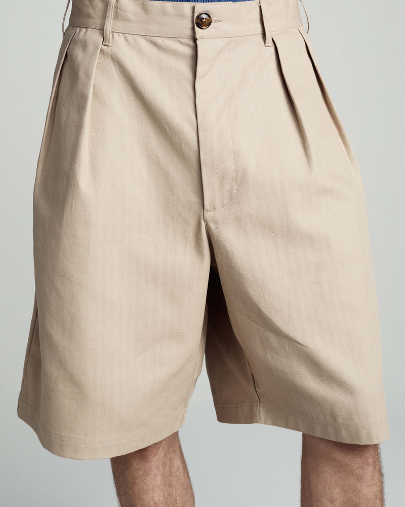 Pop Boat Short White Pepper