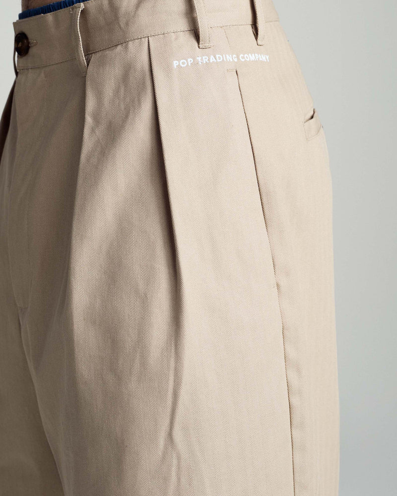 Pop Boat Short White Pepper