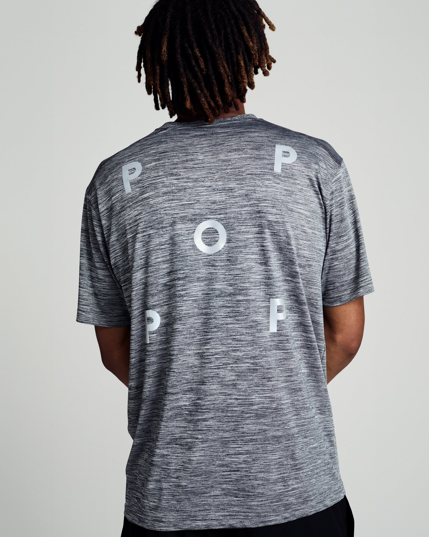 Pop Scouse Sports T-Shirt Heather Charcoal