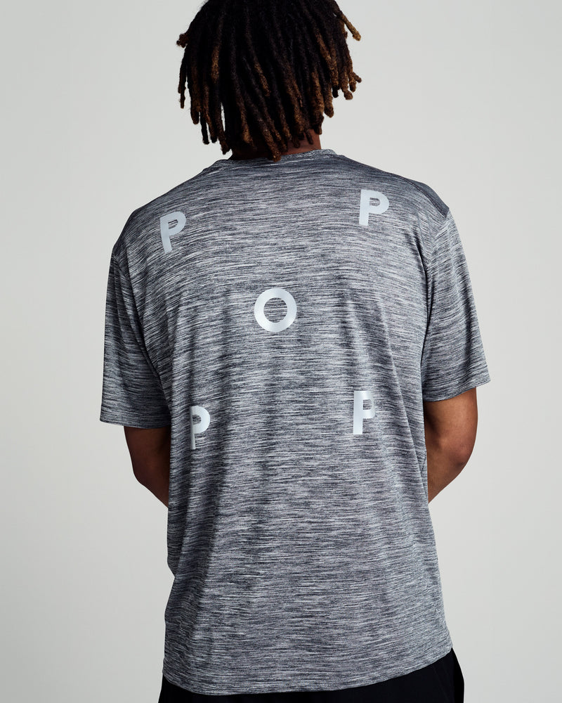 Pop Scouse Sports T-Shirt Heather Charcoal