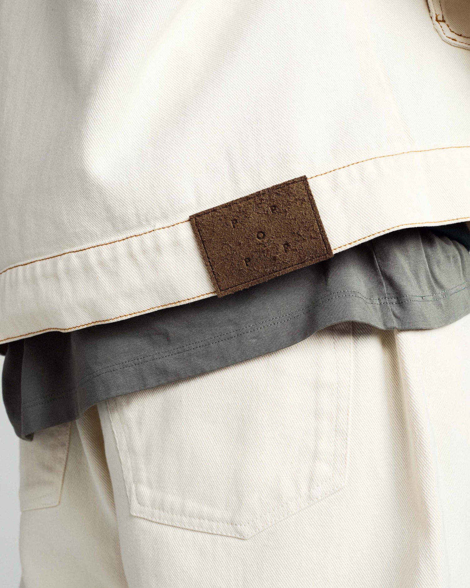 Pop DRS Denim Jacket Off White