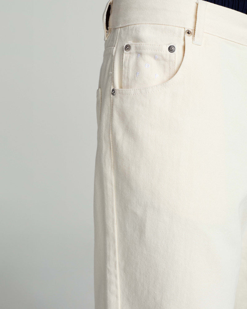 Pop Longer DRS Shorts Off White