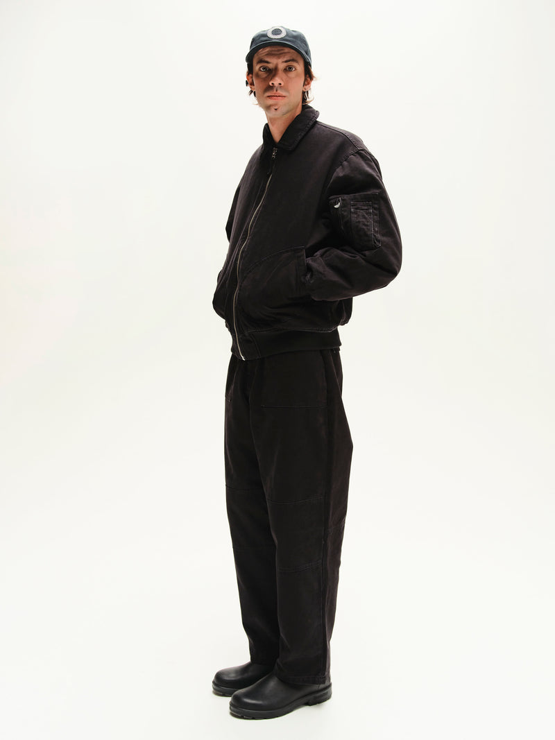 Pop Flight Jacket Black