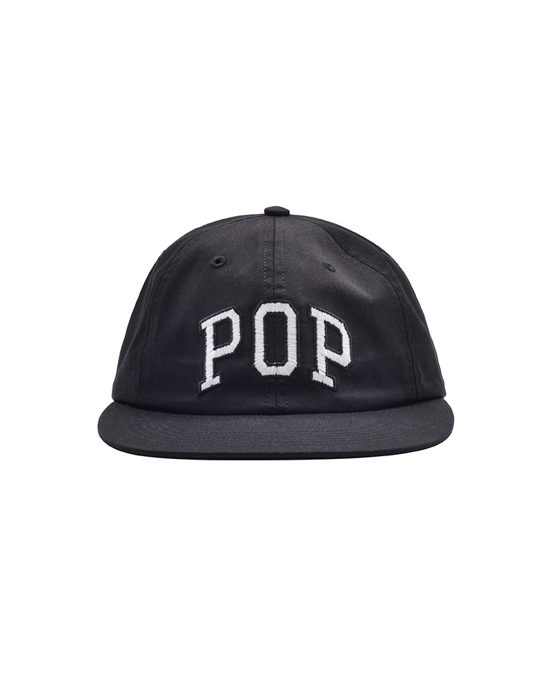Pop Arch 6 Panel Hat Black