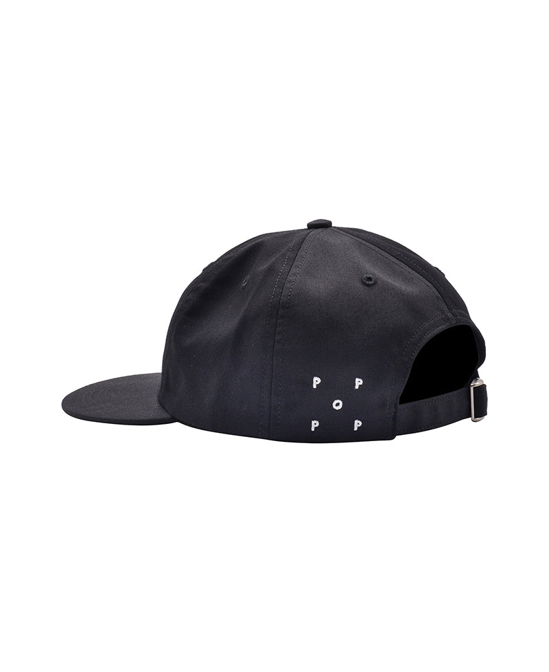 Pop Arch 6 Panel Hat Black