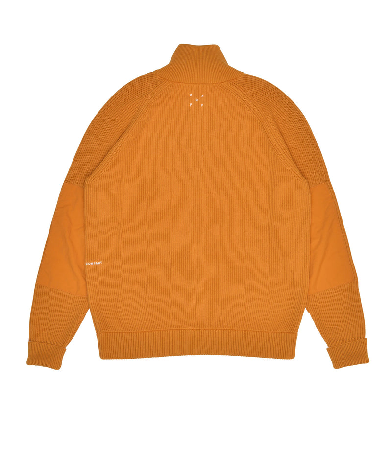 Pop Fullzip Knitted Vest Spruce Yellow