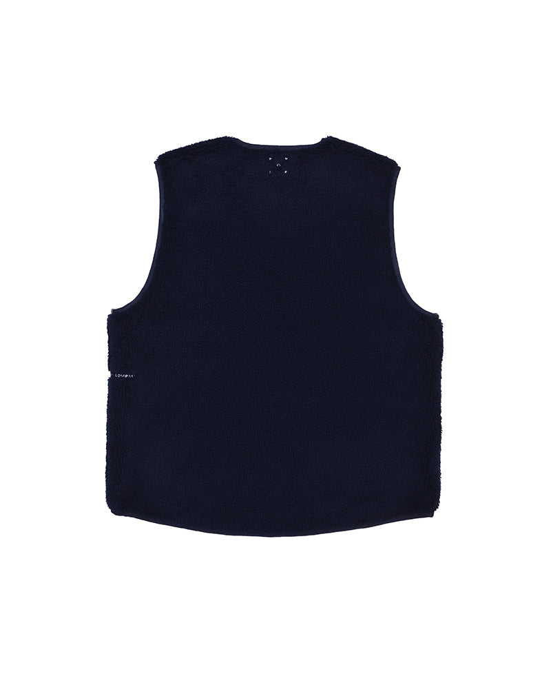 Pop Harold Reversible Vest Navy