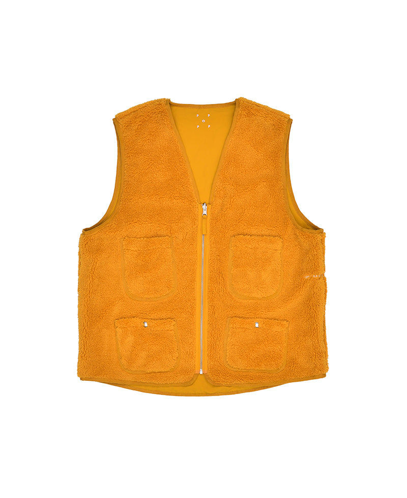 Pop Harold Reversible Vest Spruce Yellow