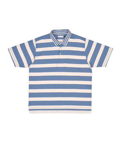 Featured Product Image Of Pop Striped Italo Shirt Blue Shadow/Off White