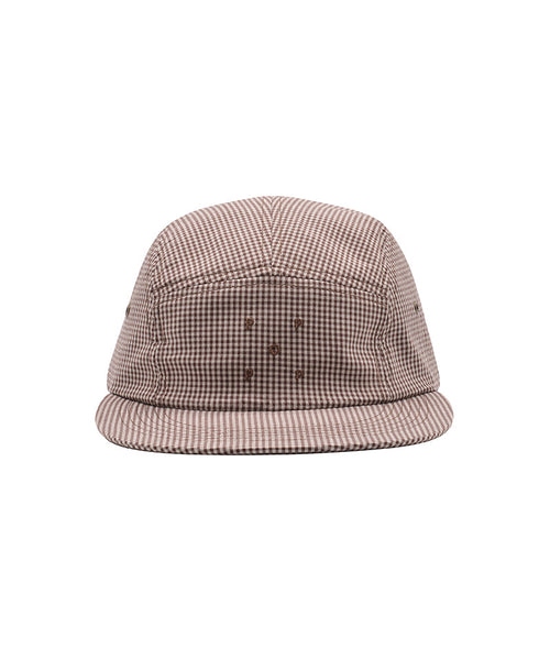 Featured Product Image Of Pop Logo 5 Panel Hat Brown/White Gingham