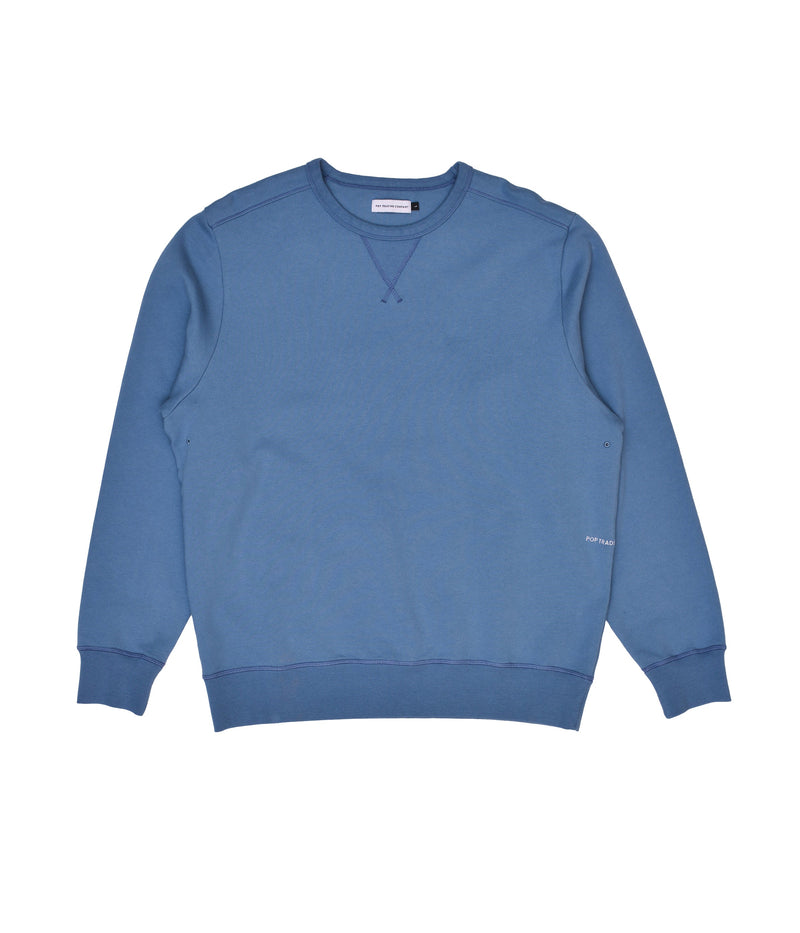 Pop Logo Crewneck Sweat Blue Shadow