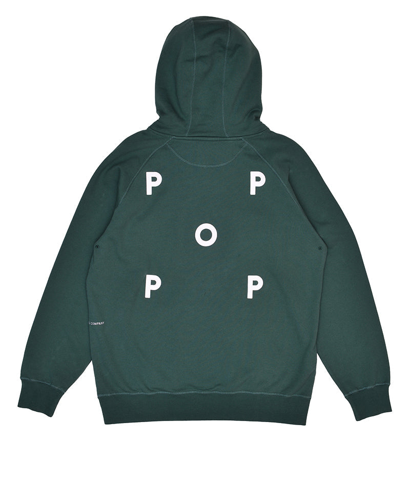 Pop Logo Hooded Sweat Bistro Green