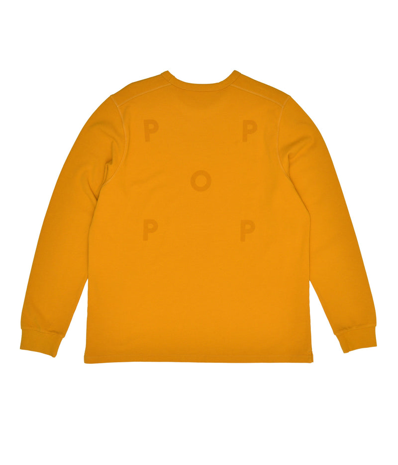 Pop Logo Pique Longsleeve Spruce Yellow