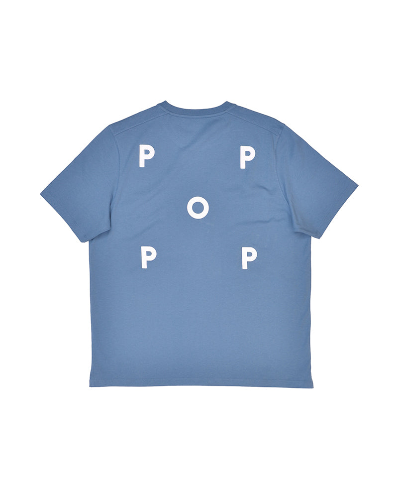 Pop Logo T-Shirt Blue Shadow