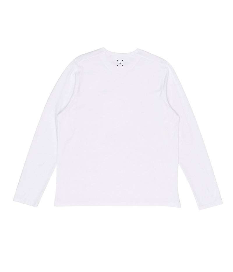 Pop Smoking Dragon Longsleeve White