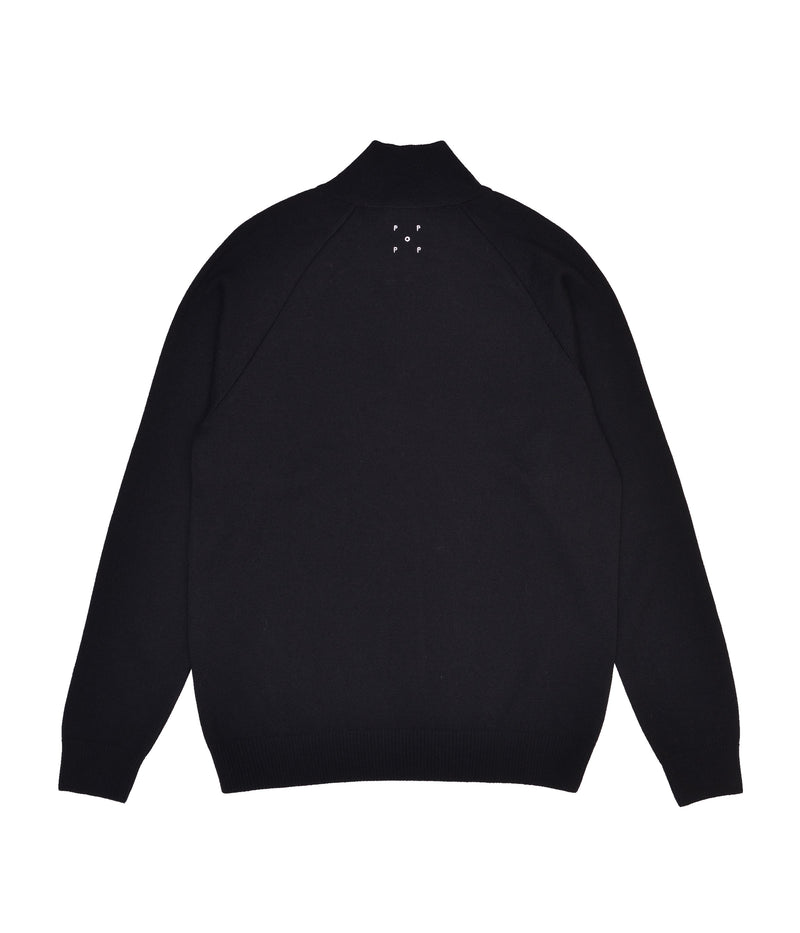 Pop Sportswear Company Halfzip Knit Black
