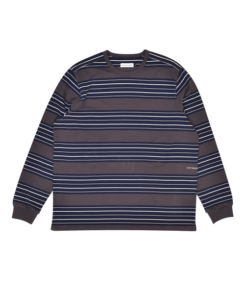 Featured Product Image Of Pop Striped Longsleeve Anthracite/Navy