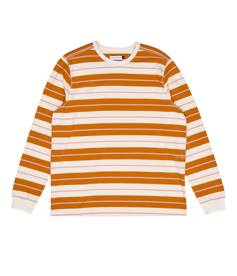 Pop Striped Longsleeve Spruce Yellow/Off White