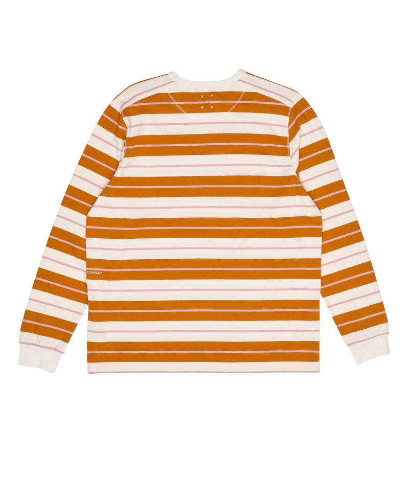 Pop Striped Longsleeve Spruce Yellow/Off White