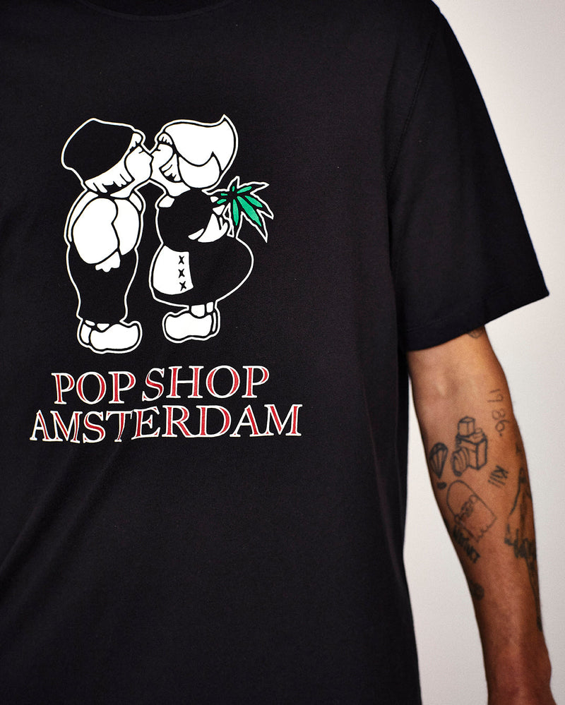 Pop Amsterdam T-Shirt Black