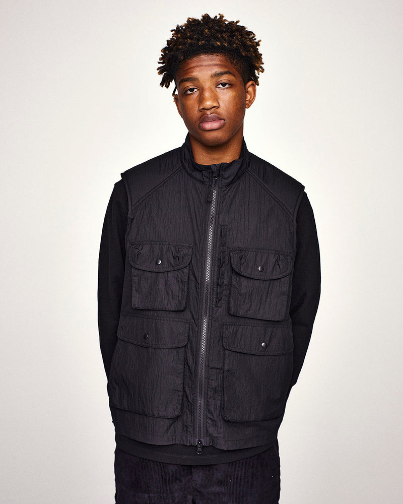 Pop Safari Vest Black