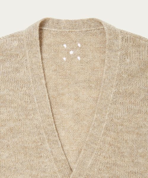 Pop Knitted Cardigan White Pepper