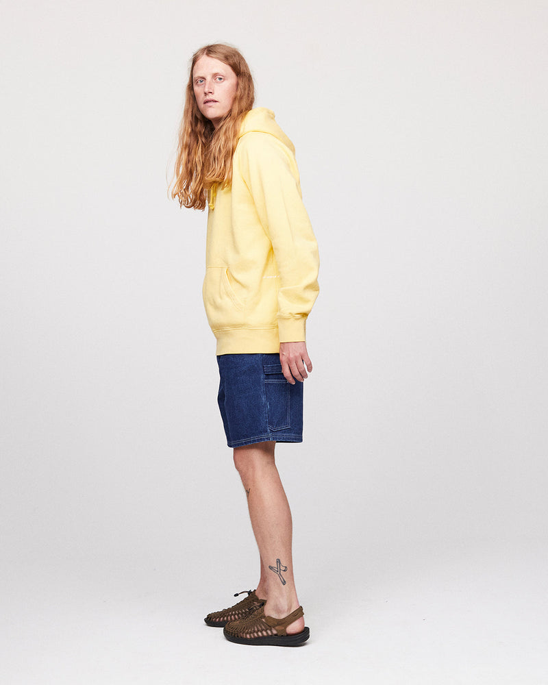 Pop Logo Hooded Sweat Snapdragon Yellow