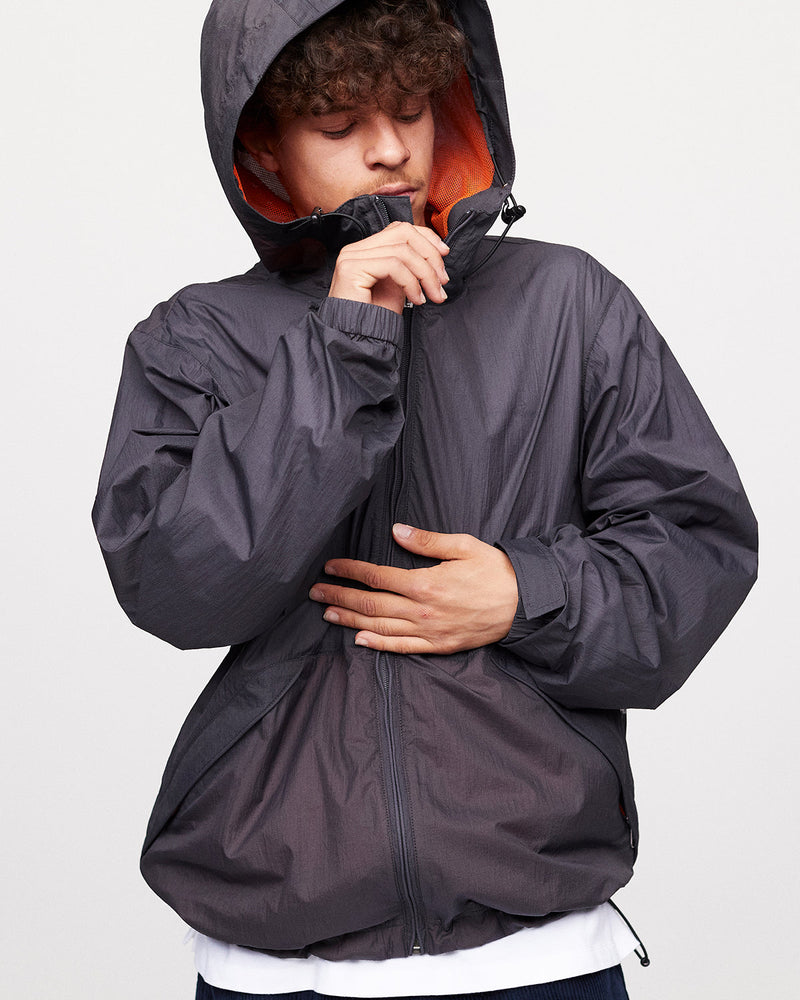 Pop Vondel Jacket Charcoal/Poinciana