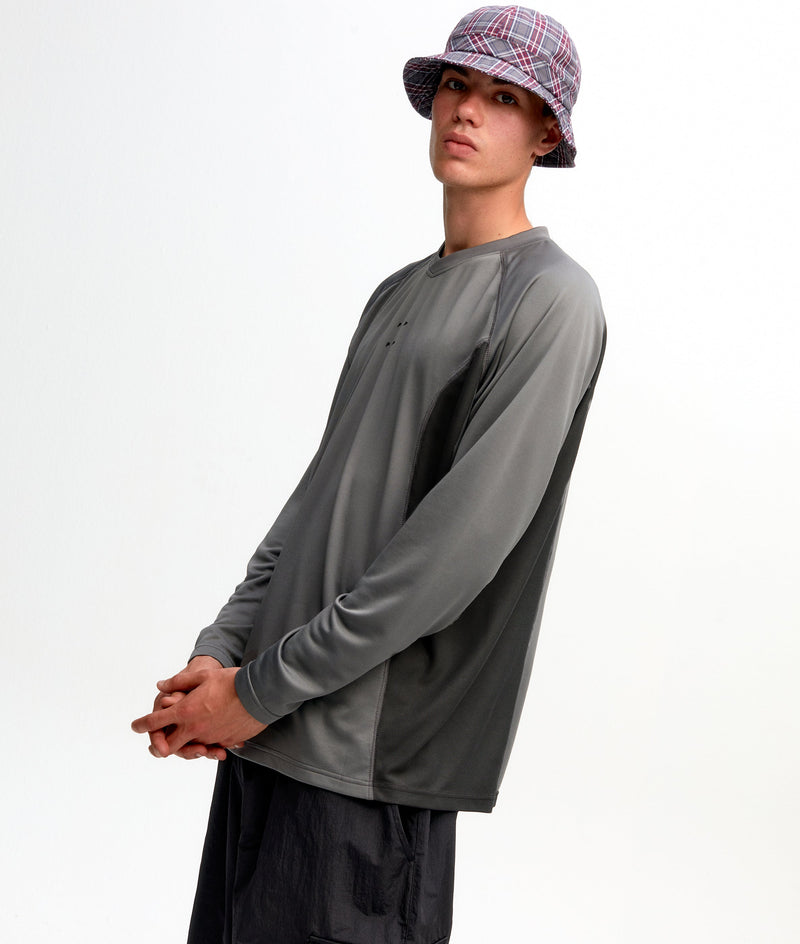 Pop Checked Bell Hat Grey