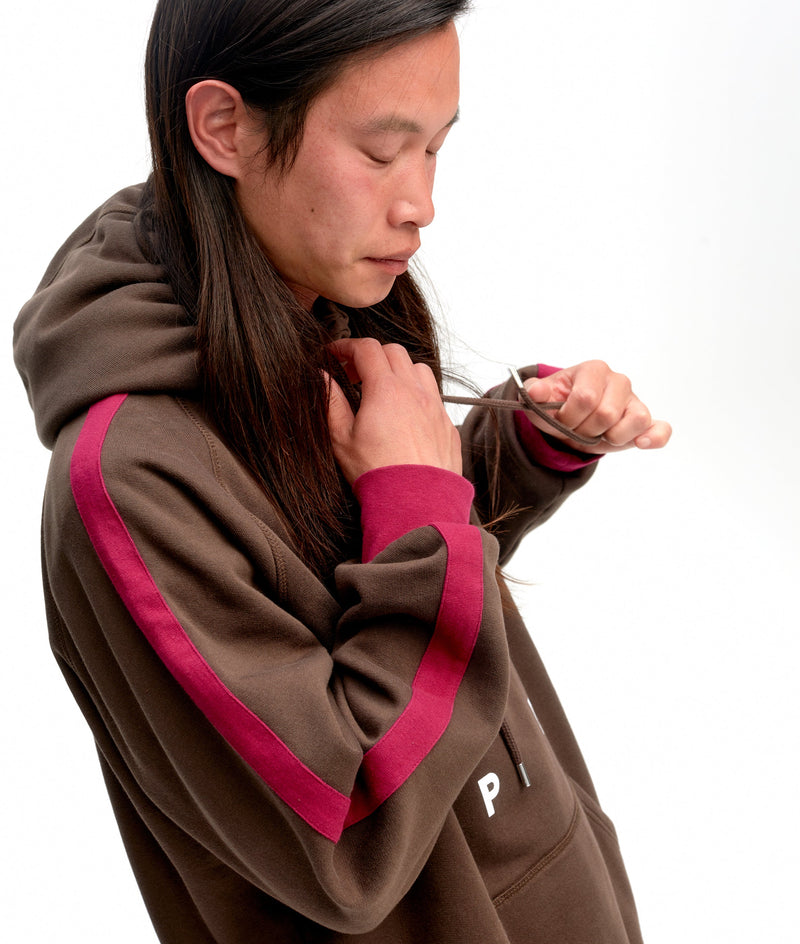 Pop Keenan Hooded Sweat Delicioso/Raspberry