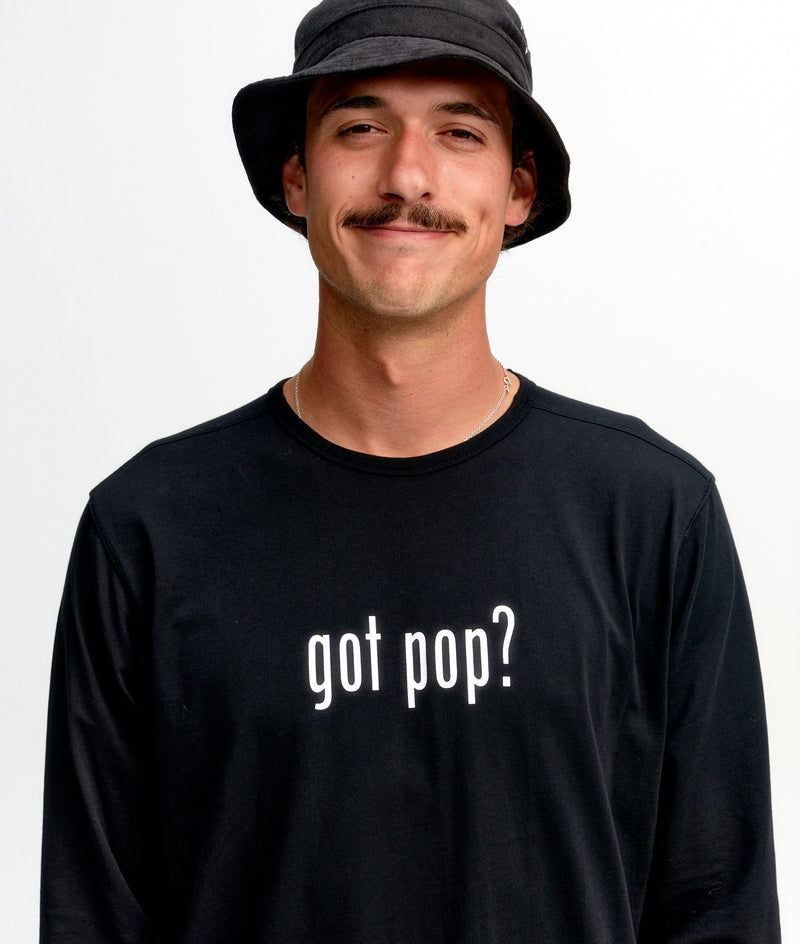 Pop Got Pop Longsleeve Black