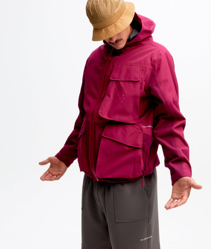 Pop Big Pocket Jacket Raspberry