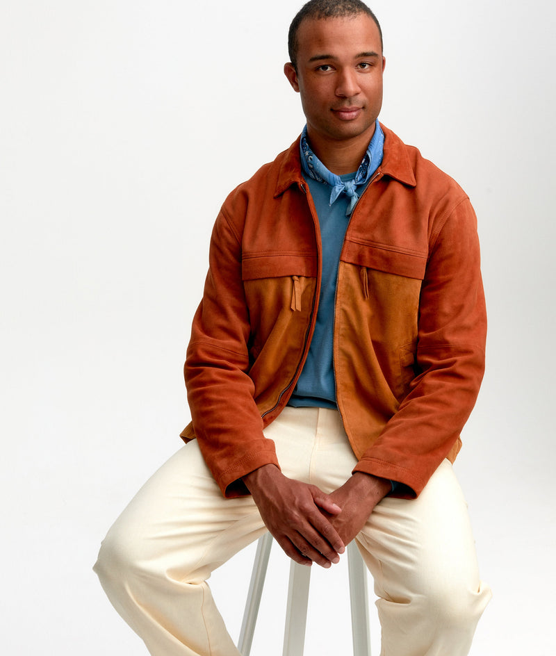 Pop Suede Jacket Brown