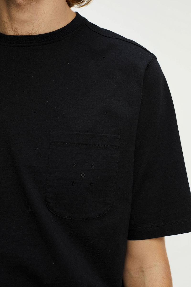 Pop Pocket T-Shirt Black