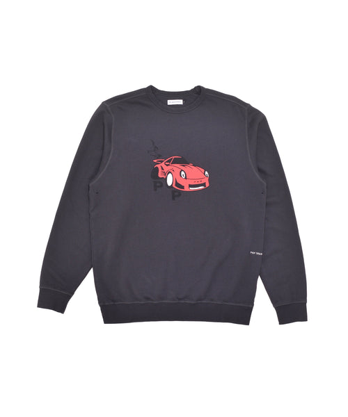 Featured Product Image Of Pop Sports Car Crewneck Charcoal